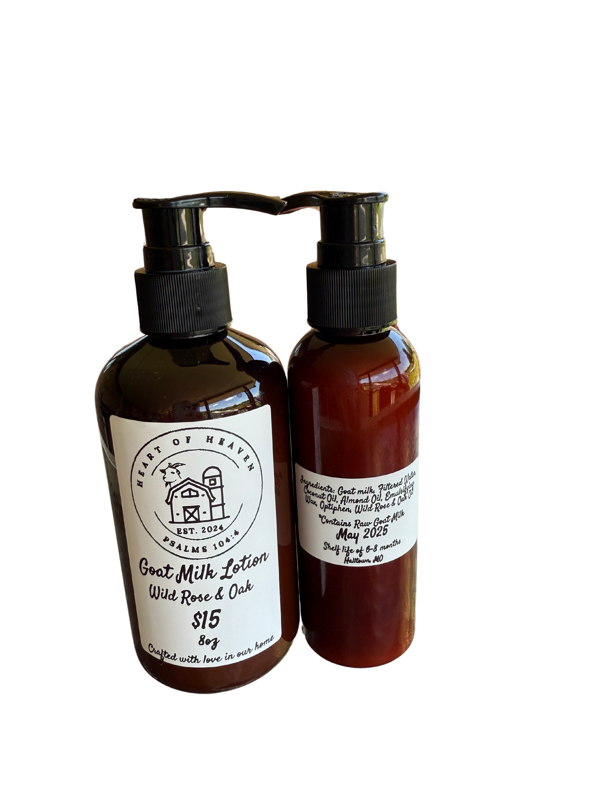 Wild Rose & Oak Goat Milk Lotion