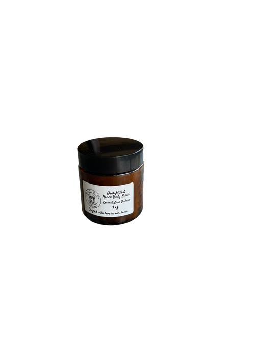Coconut Lime Verbena Goat Milk & Honey Body Scrub