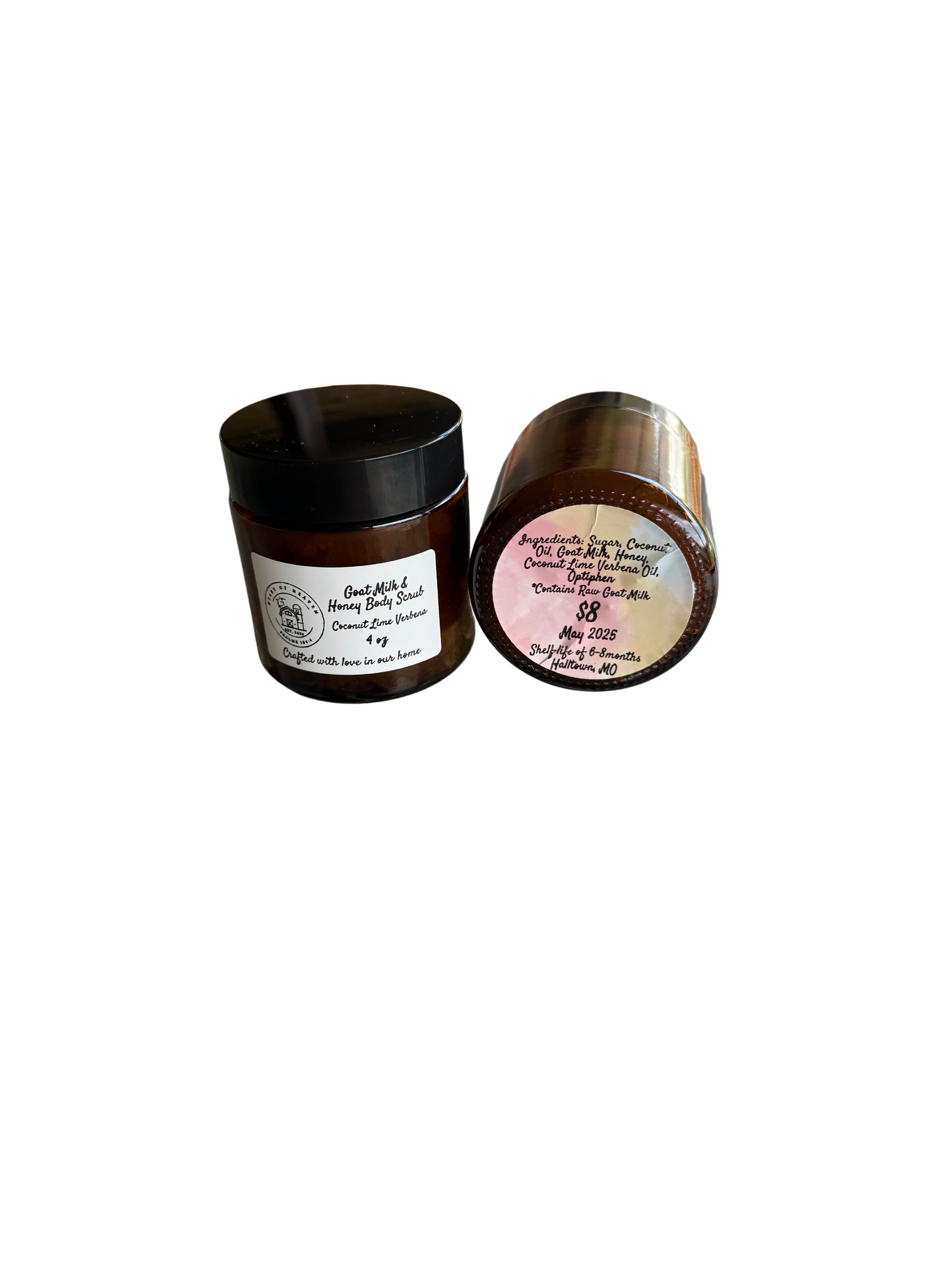 Coconut Lime Verbena Goat Milk & Honey Body Scrub